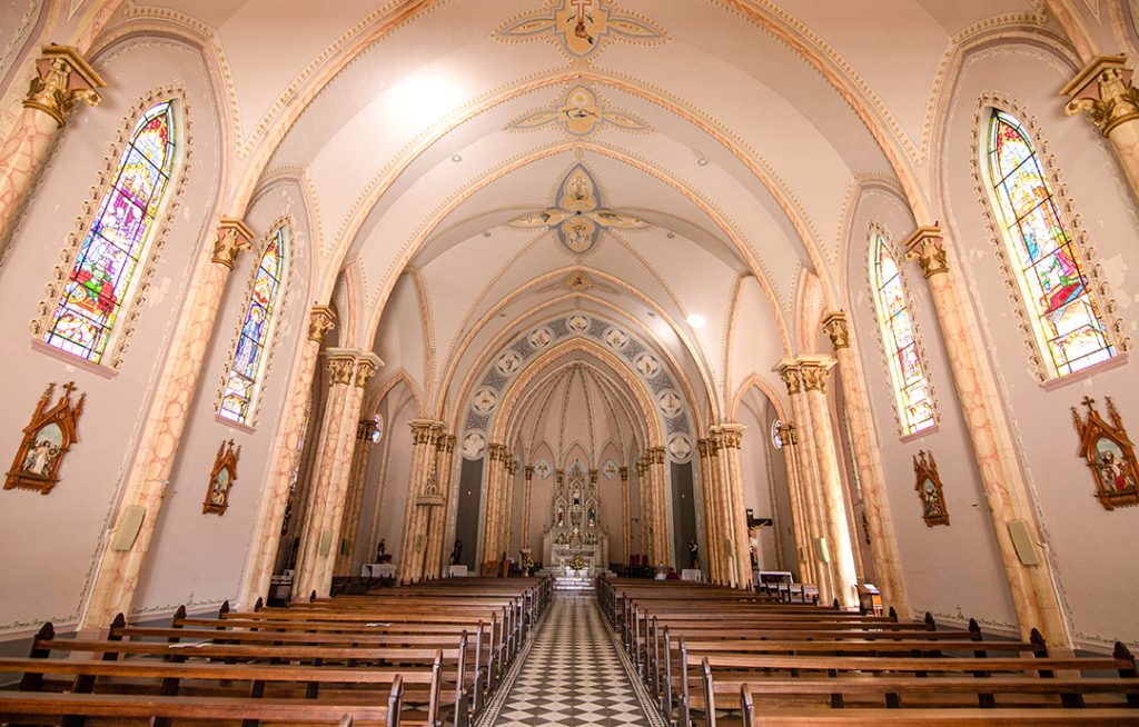 Interior da Igreja.